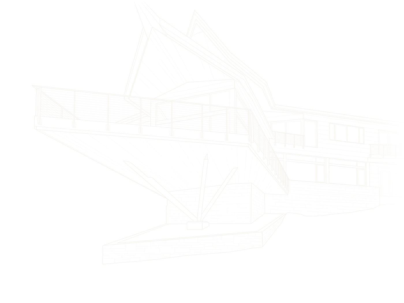 The RMR residence as a line drawing